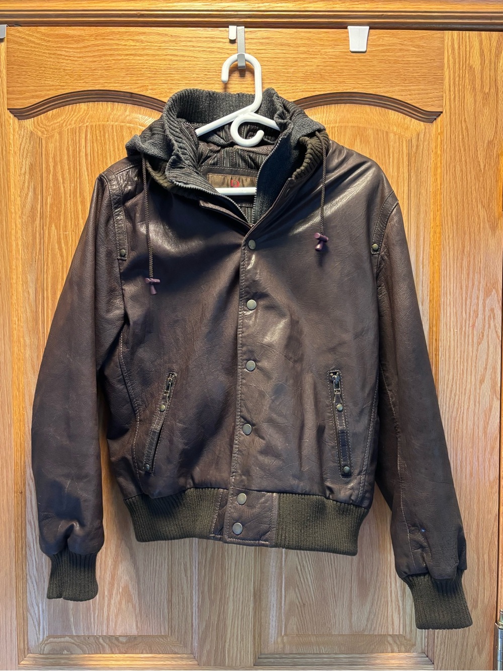 Danier Leather Jacket with Hood